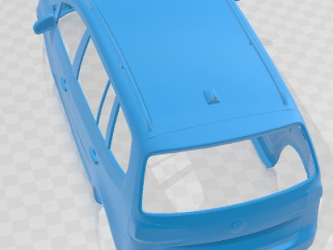 Volkswagen Touran 2011 Printable Body Car 3D प्रिंट मॉडल