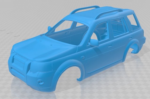 land rover freelander printable body car Modelo de Impressão 3D .c4d .max .obj .3ds .fbx .stl .blend 