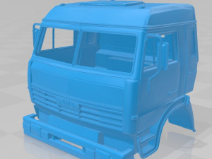 kamaz 45142 printable cabin truck 3D Print Model