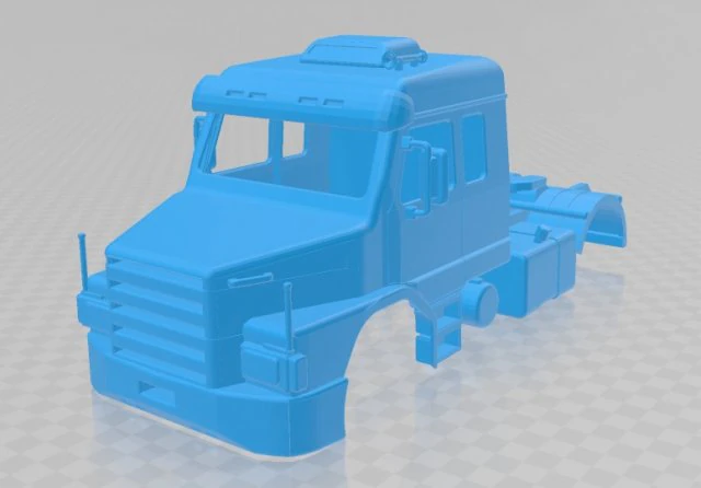 scania 113 printable truck 3D Print Model .c4d .max .obj .3ds .fbx .stl .blend 