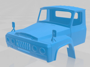 cargo old truck printable cabin 3D Print Model