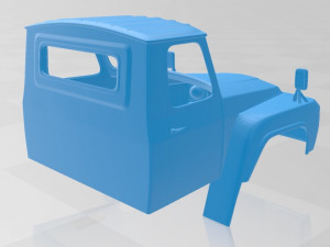 cargo old truck printable cabin 3D Print Model