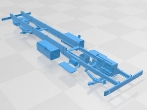 cargo old truck printable cabin 3D Print Model