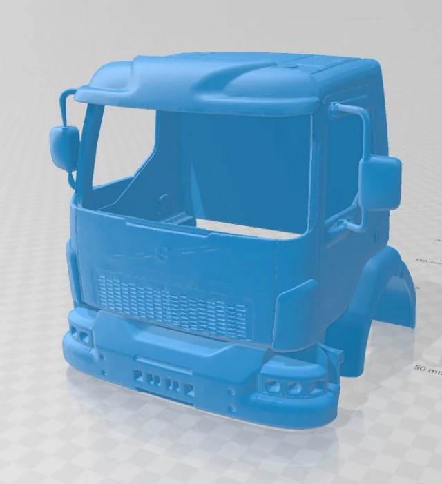 volvo vm printable cabin truck 3D Print Model .c4d .max .obj .3ds .fbx .stl .blend 