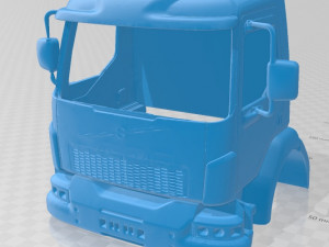 volvo vm printable cabin truck 3D Baskı Modeli