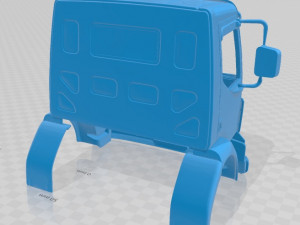 volvo vm printable cabin truck 3D प्रिंट मॉडल