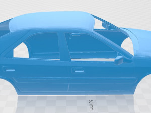 citroen xantia printable body car 3D प्रिंट मॉडल