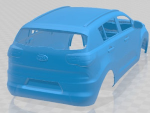 Kia sportage 2011 printable body car 3D Baskı Modeli