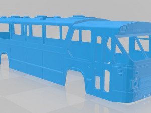 daf mb 200 printable body bus 3D 打印模型