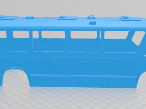 daf mb 200 printable body bus 3D 打印模型