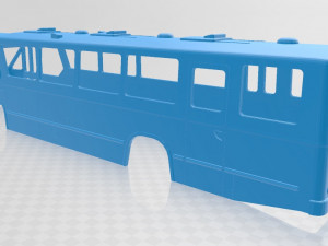 daf mb 200 printable body bus 3D 打印模型