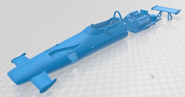 mclaren m7a v2 printable body car 3D Принт Модель .c4d .max .obj .3ds .fbx .stl .blend 