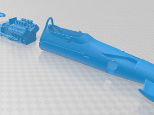 mclaren m7a v2 printable body car 3D Принт Модель