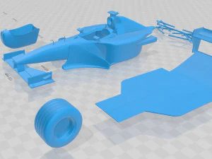 arrows f1 2001 可打印车身车 3D 打印模型