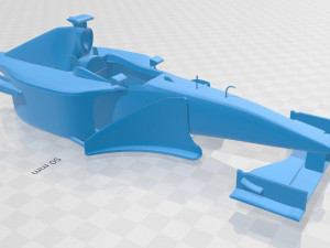 arrows f1 2001 printable body car 3D-Druckmodell