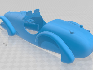 talbot lago printable body car 3D Print Model