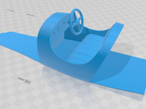 talbot lago printable body car 3D Print Model