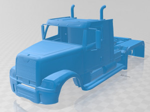 tractor trailer printable truck 3D Print Model