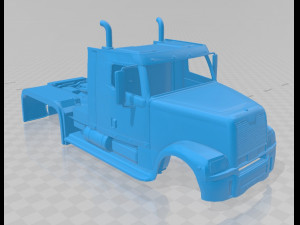 tractor trailer printable truck 3D Print Model