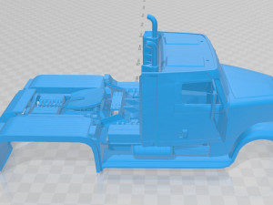 tractor trailer printable truck 3D Print Model