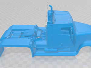 tractor trailer printable truck 3D Print Model