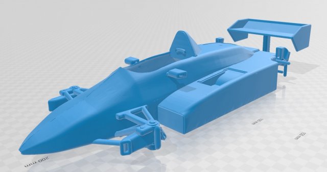 brabham f1 printable body car 3D Принт Модель .c4d .max .obj .3ds .fbx .stl .blend 