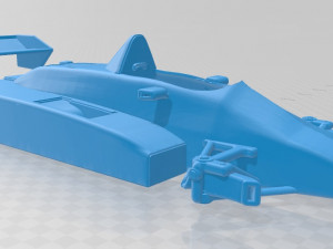brabham f1 printable body car 3D Принт Модель