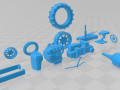 farmall printable tractor 3D प्रिंट मॉडल