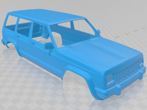 jeep cherokee 1990 printable body car 3D Принт Модель