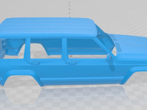 jeep cherokee 1990 printable body car 3D Print Model