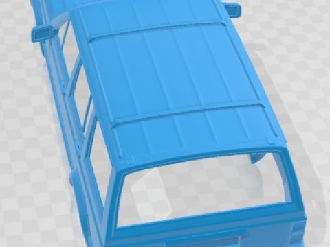 Jeep cherokee 1990 printable body car 3Dプリントモデル