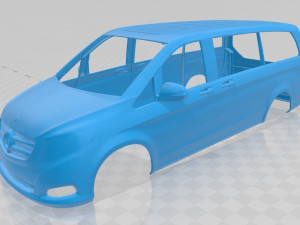 mercedes benz v 250 printable body van 3D 打印模型