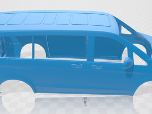 mercedes benz v 250 printable body van Modello di stampa 3D