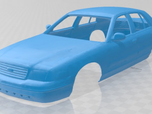 crown victoria printable body car 3D Print Model