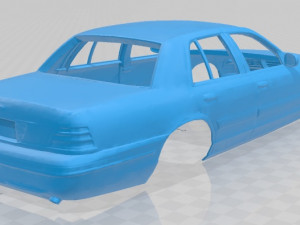 crown victoria printable body car Model Cetak 3D