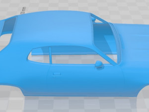 plymouth satellite 1971 printable body car Modelo de Impressão 3D