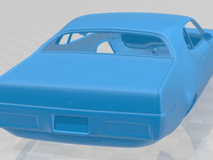 plymouth satellite 1971 printable body car Modelo de Impressão 3D