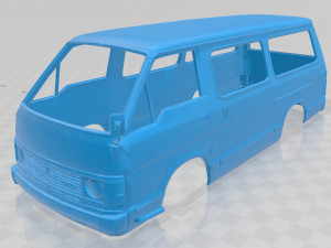 toyota hiace printable body van 3D Print Model
