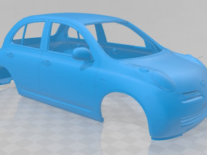 nissan micra printable body car 3D Print Model