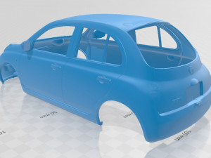 nissan micra printable body car 3D Print Model