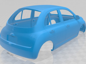 nissan micra printable body car 3D Print Model