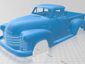 coe 1952 printable body truck 3D Print Model