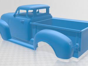 coe 1952 printable body truck Modèles 3D en vedette