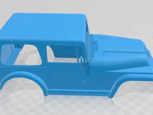 jeep wrangler 1988 printable body car 3D Print Model