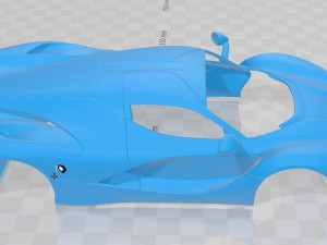 laferrari printable body car 3D Baskı Modeli