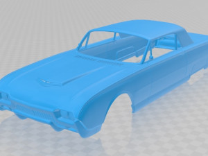 thunderbird 1961 printable body car Modelo de impresión 3D