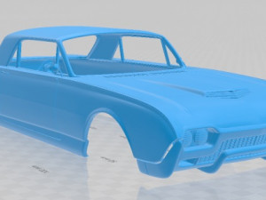 thunderbird 1961 printable body car 3D Принт Модель