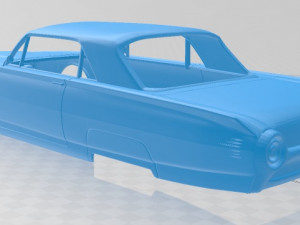 thunderbird 1961 printable body car 3D Принт Модель
