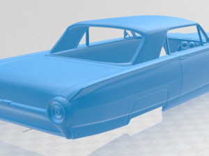 thunderbird 1961 printable body car 3D Принт Модель
