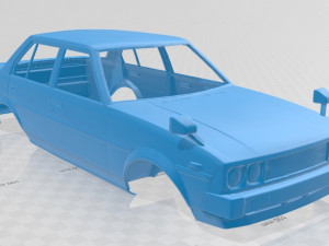 toyota corolla ke70 printable body car Modèles 3D en vedette